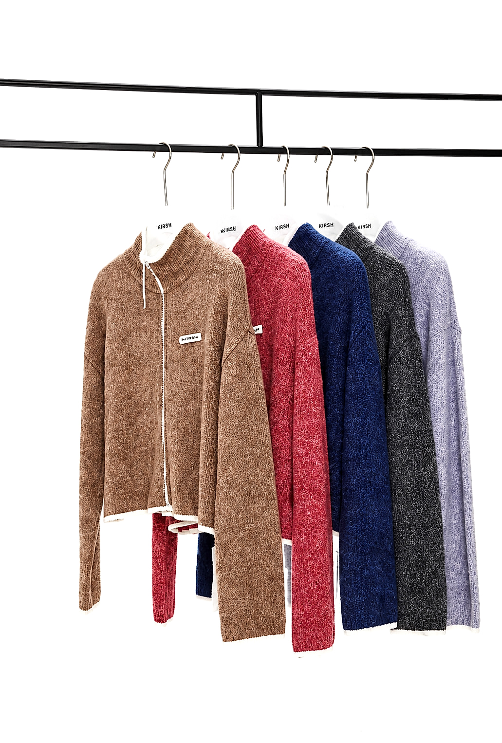 Cropped Zip Cardigan