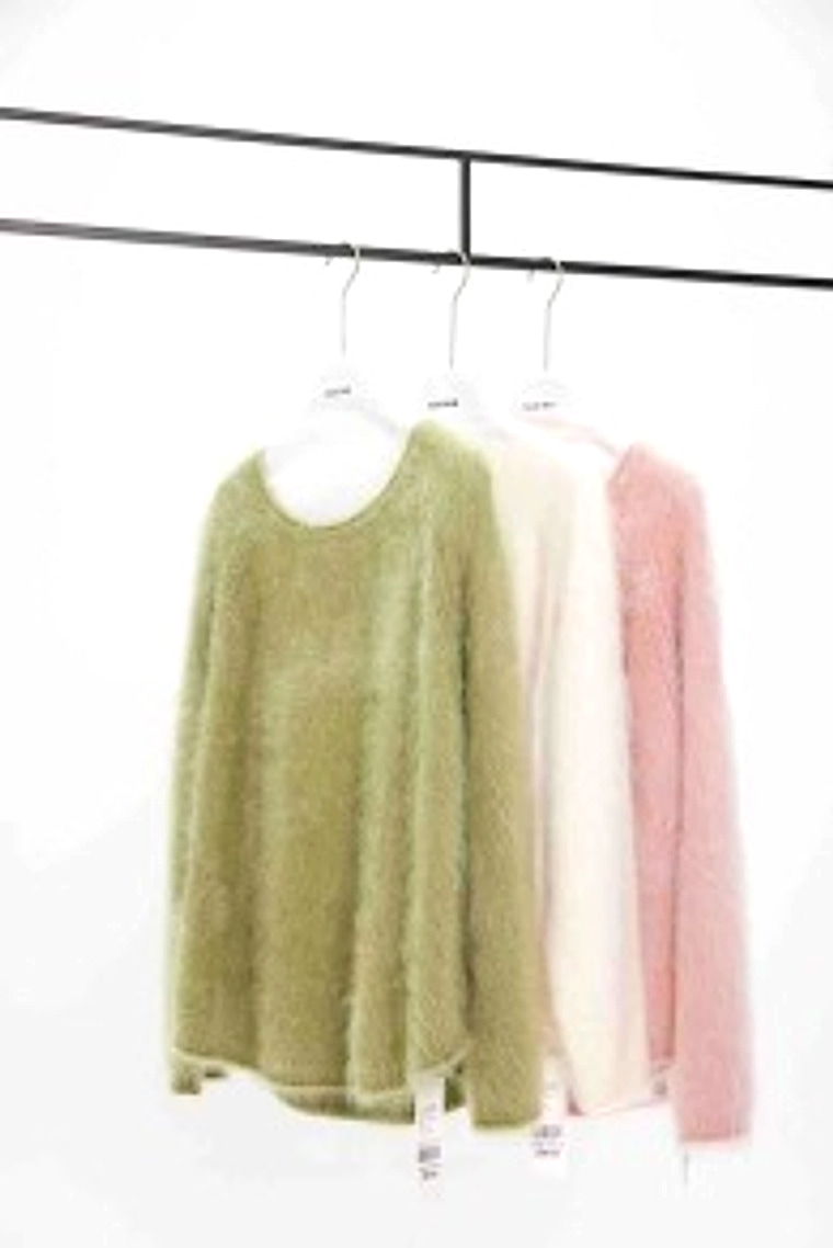 Brushed Cashmere Crewneck