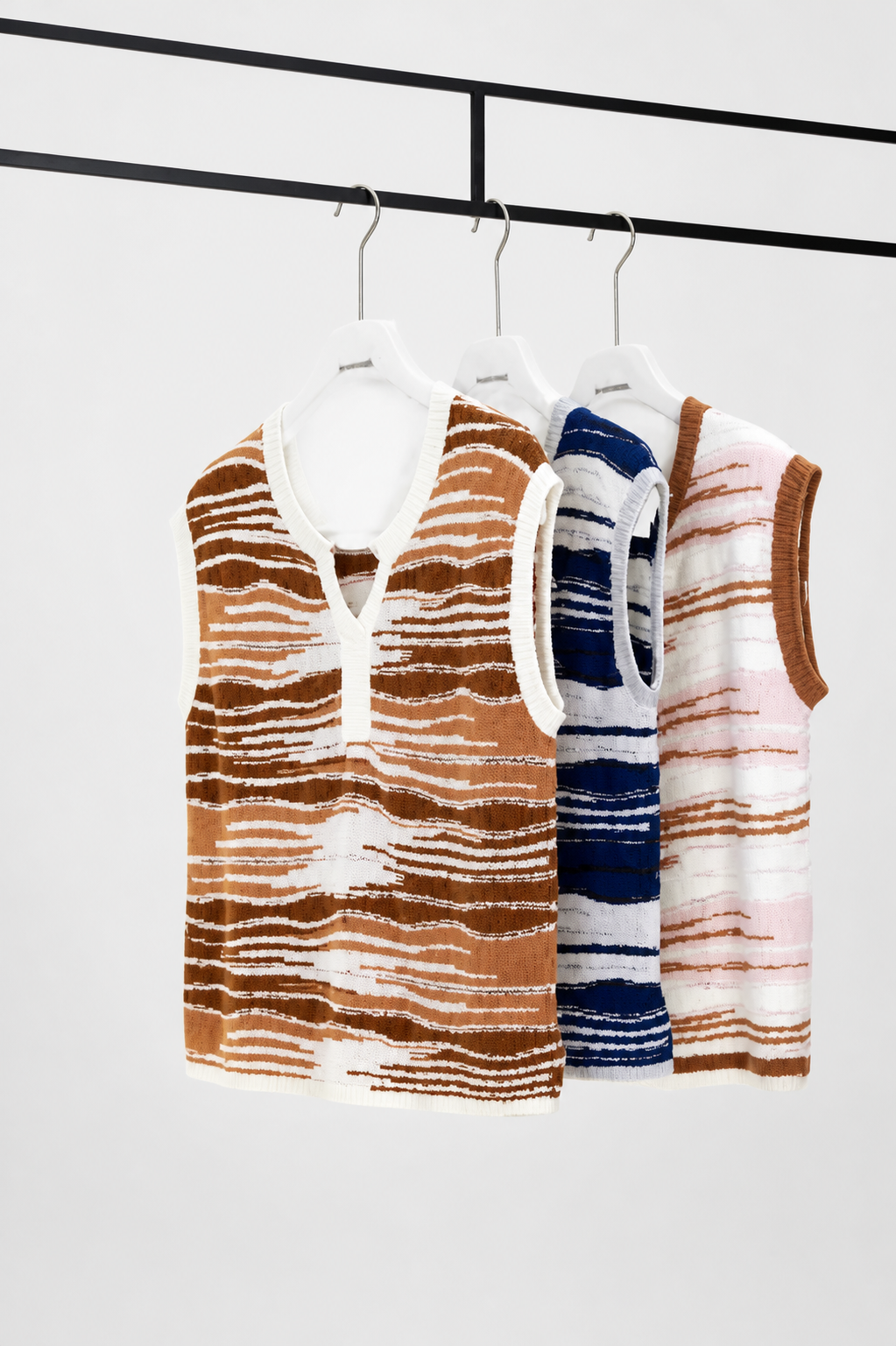 Jacquard Knit Vest